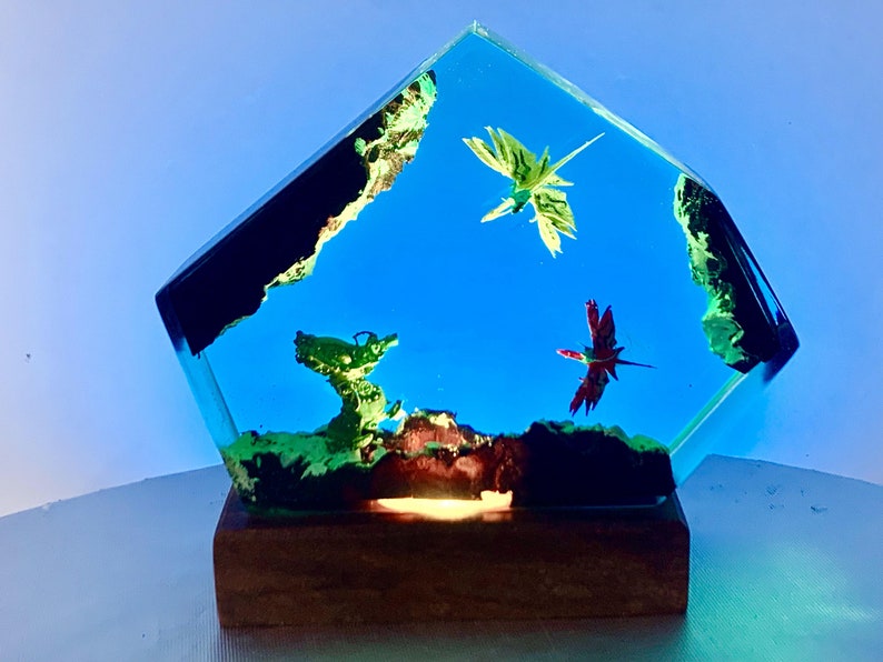 Robot vs Dragon Avatar 2 Lamp