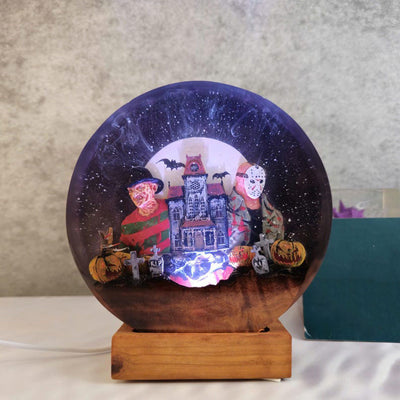 Jason Voorhees & Freddy Krueger Halloween Lamp