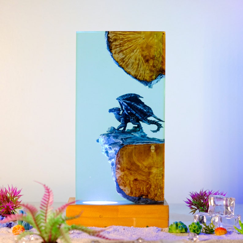 Dragon Resin Lamp