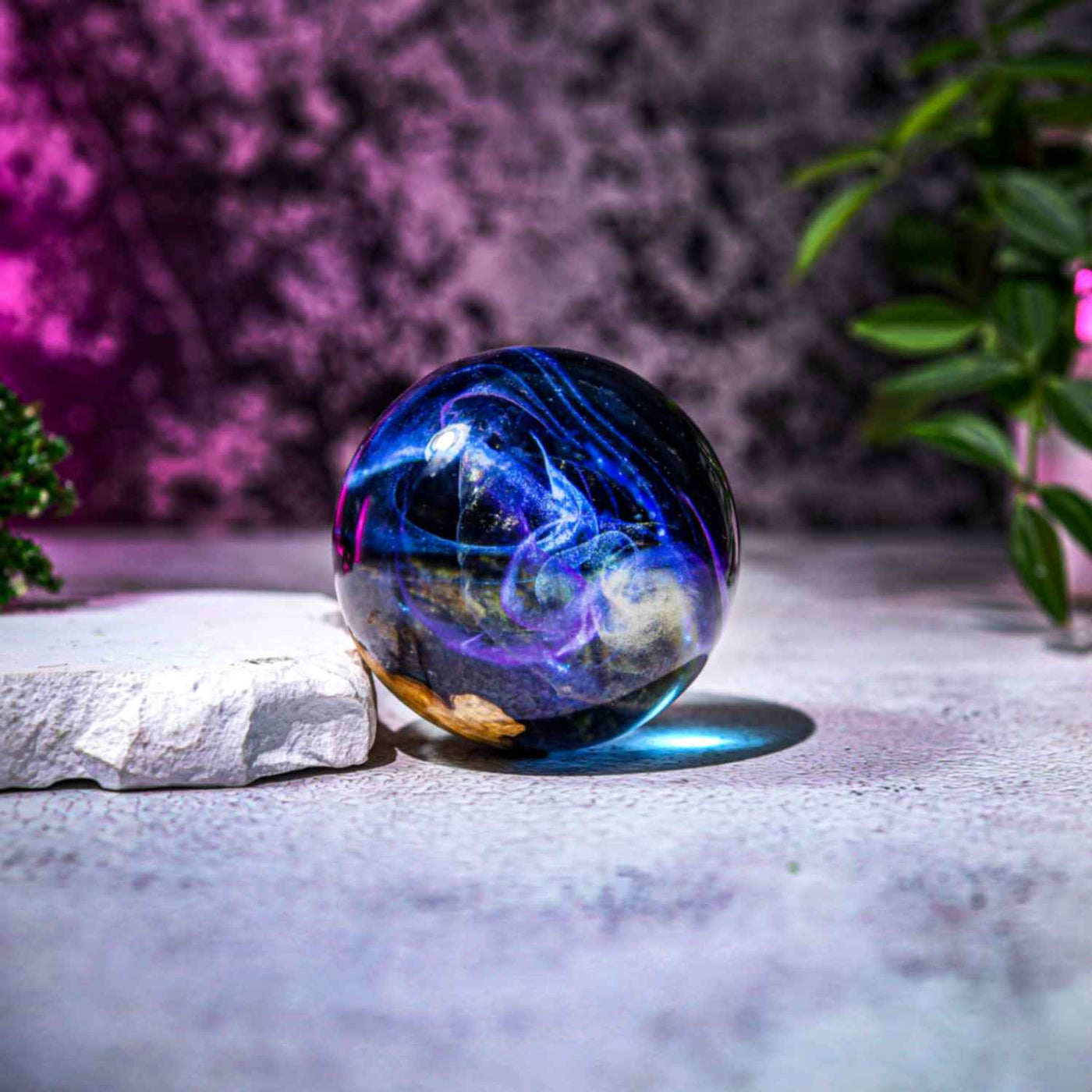 Galaxy Resin Epoxy Paperweight