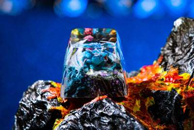 Fire Dragon Custom Keycaps