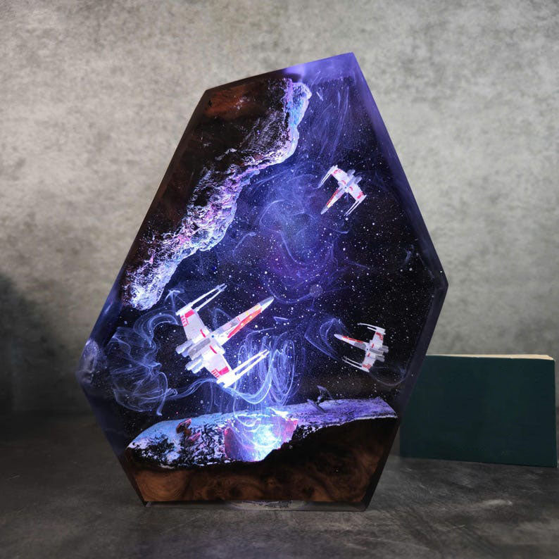 X-Wing Star War Resin Lamp