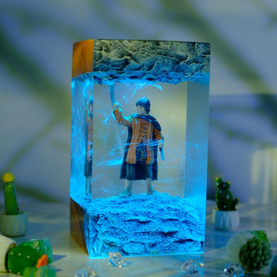 Hobbit Resin Lamp