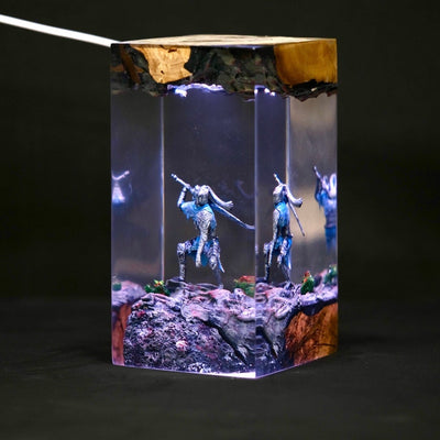 Abyss Walker Knight Resin Lamp