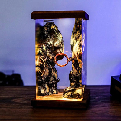 Power Ring Dark LOTR Resin Lamp