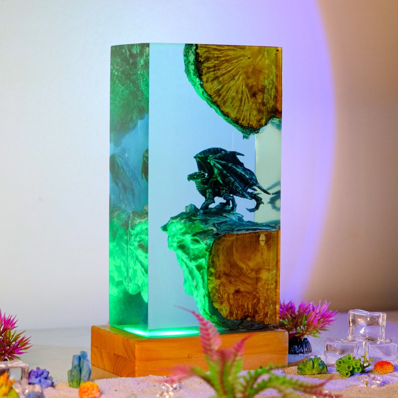 Dragon Resin Lamp