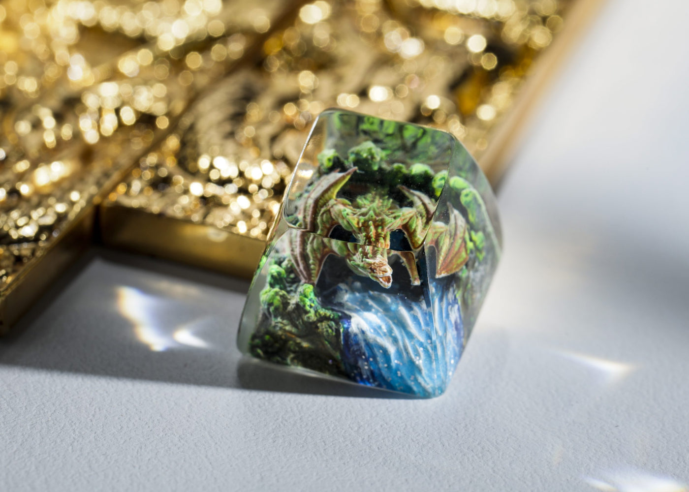 YELLOW GREEN DRAGON – ARTISAN KEYCAPS