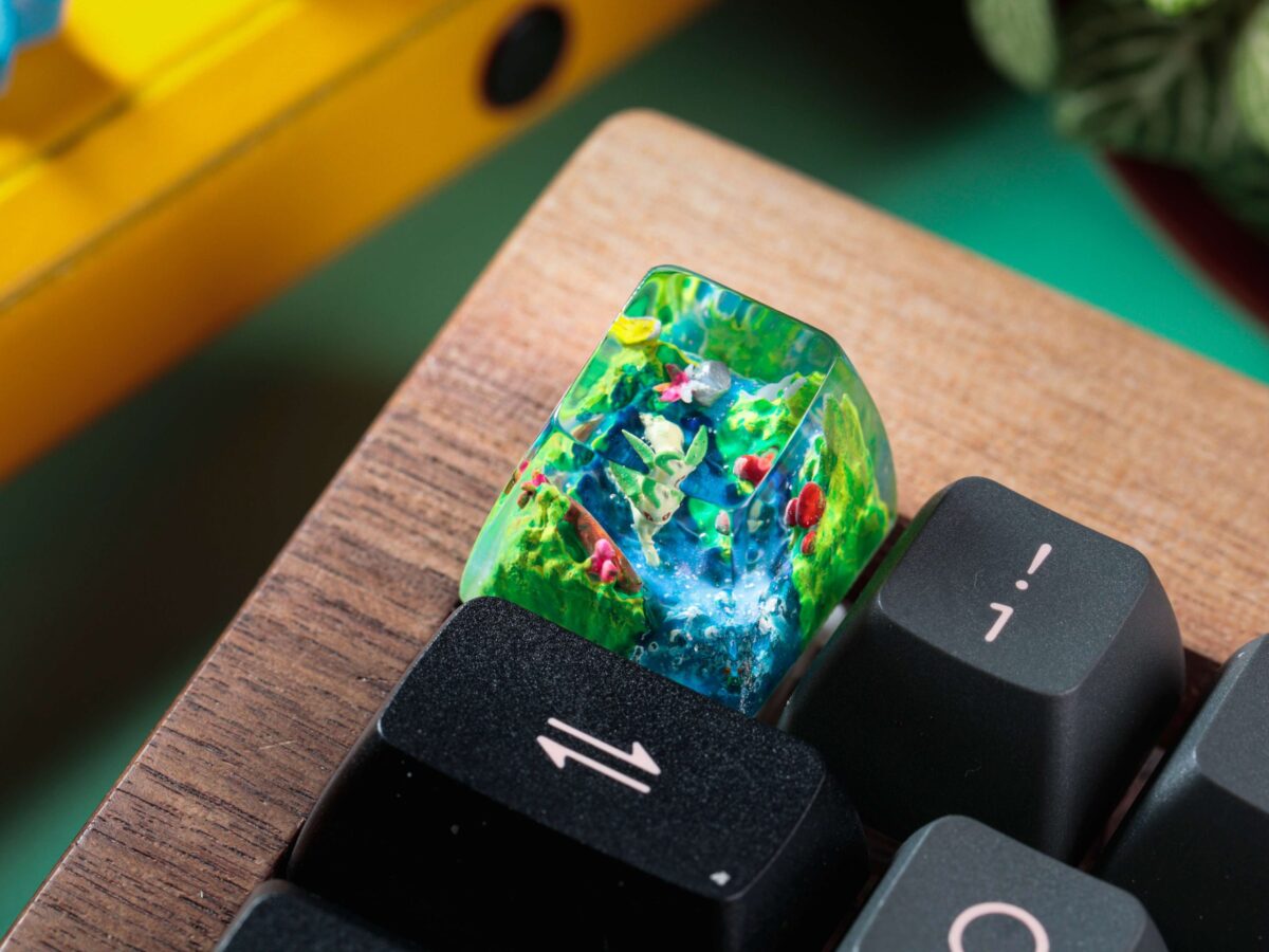 LEAFEON POKEMON – ARTISAN KEYCAP