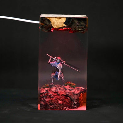 Abyss Walker Knight Resin Lamp
