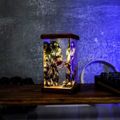 Power Ring Dark LOTR Resin Lamp