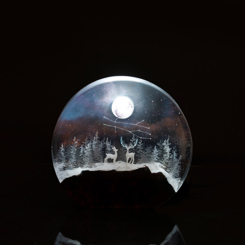 MAGIC LANDSCAPE Epoxy Lamp 4