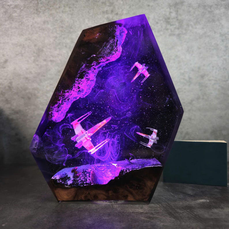 X-Wing Star War Resin Lamp