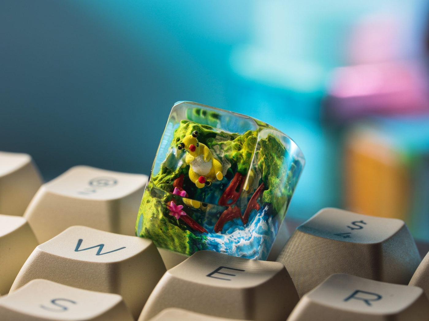 AMPHAROS POKEMON – ARTISAN KEYCAPS