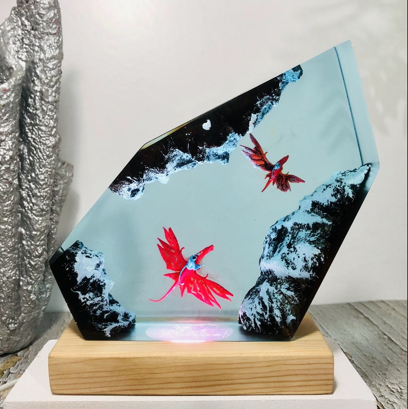 Dragon Avatar 2 Resin Lamp