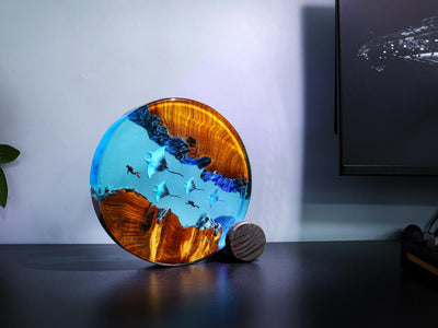 Mariana Trench Adventure Epoxy Lamp