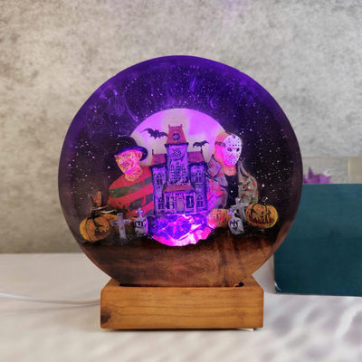 Jason Voorhees & Freddy Krueger Halloween Lamp