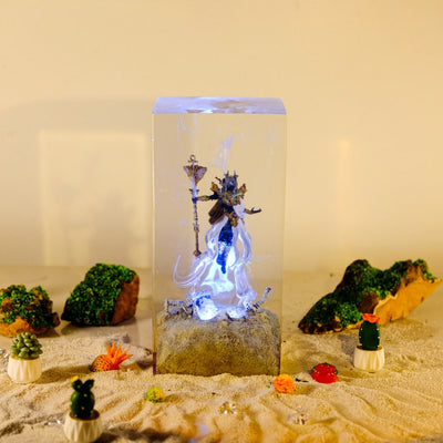 Anubis Resin Lamp