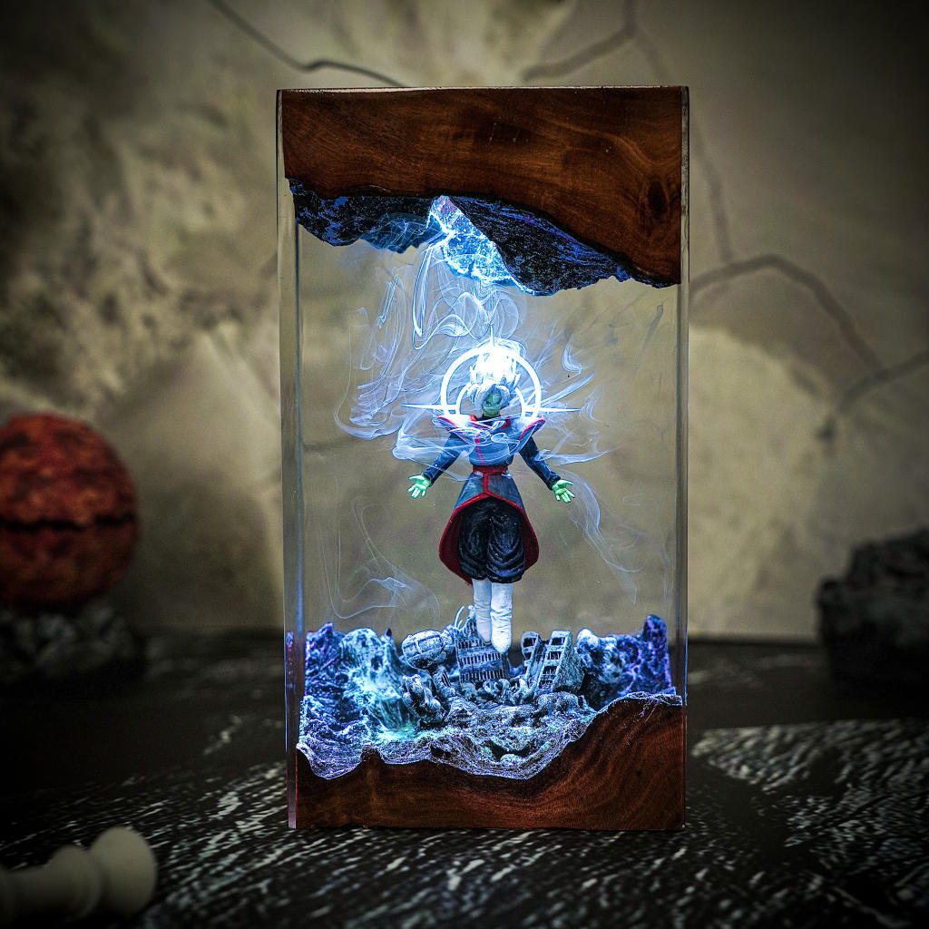 Fused Zamasu Dragon Ball Epoxy Night Lamp
