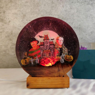 Jason Voorhees & Freddy Krueger Halloween Lamp
