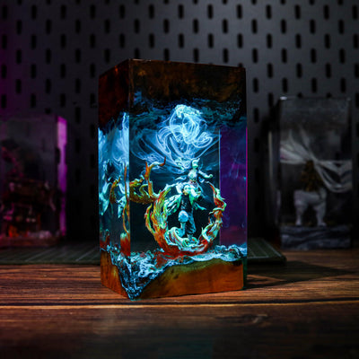 Demon Slayer Tanjiro & Nezuko Epoxy Night Lamp Ver 2