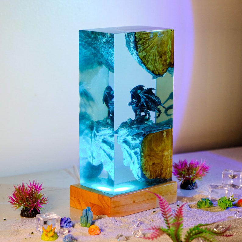Dragon Resin Lamp