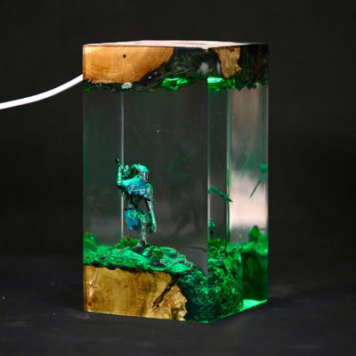 Abyss Walker Knight Resin Lamp