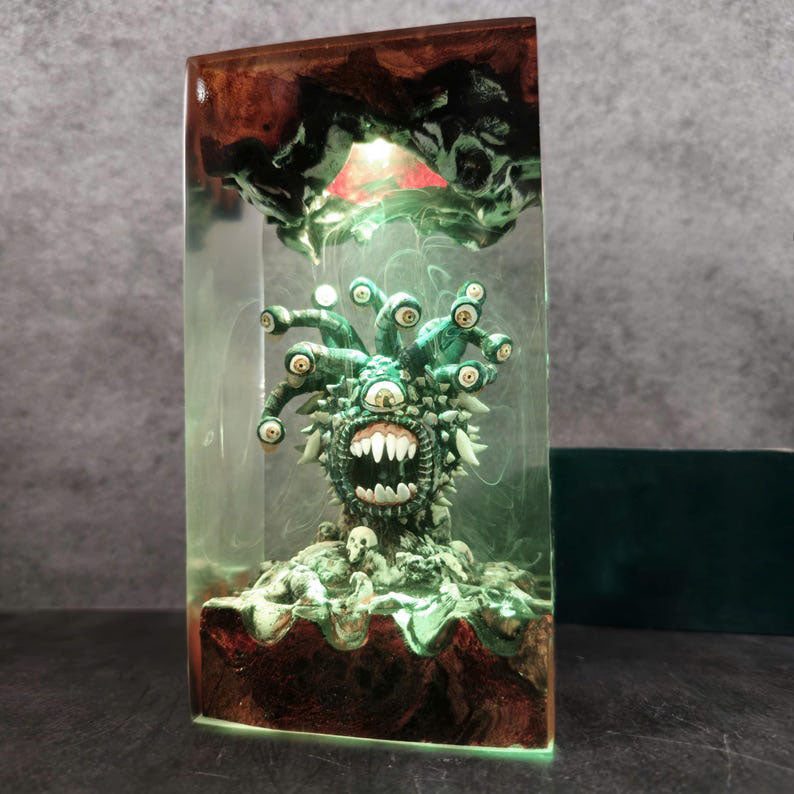 Diorama Behold DND Resin Lamp