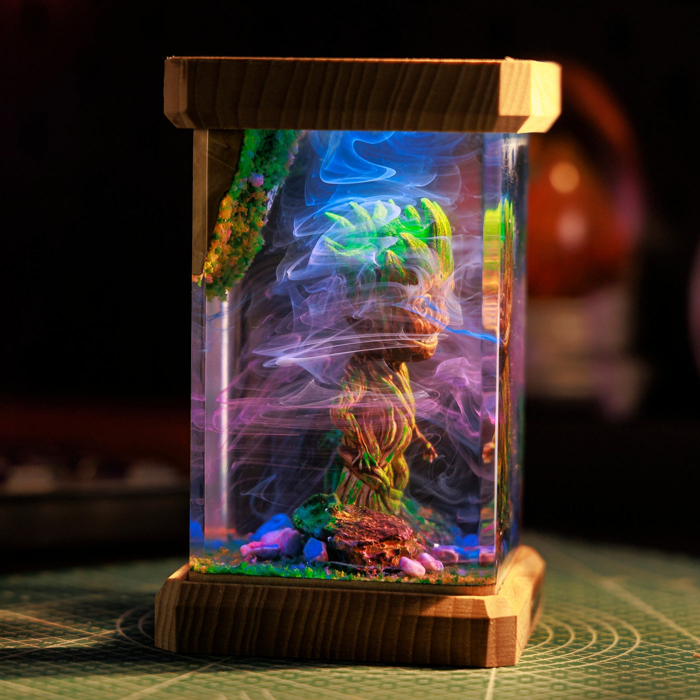 Groot Superhero Resin Lamp