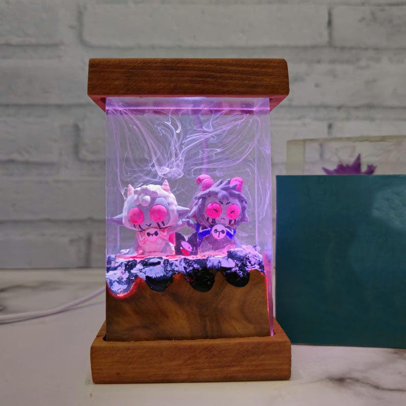 Cult of the lamb Epoxy Lamp