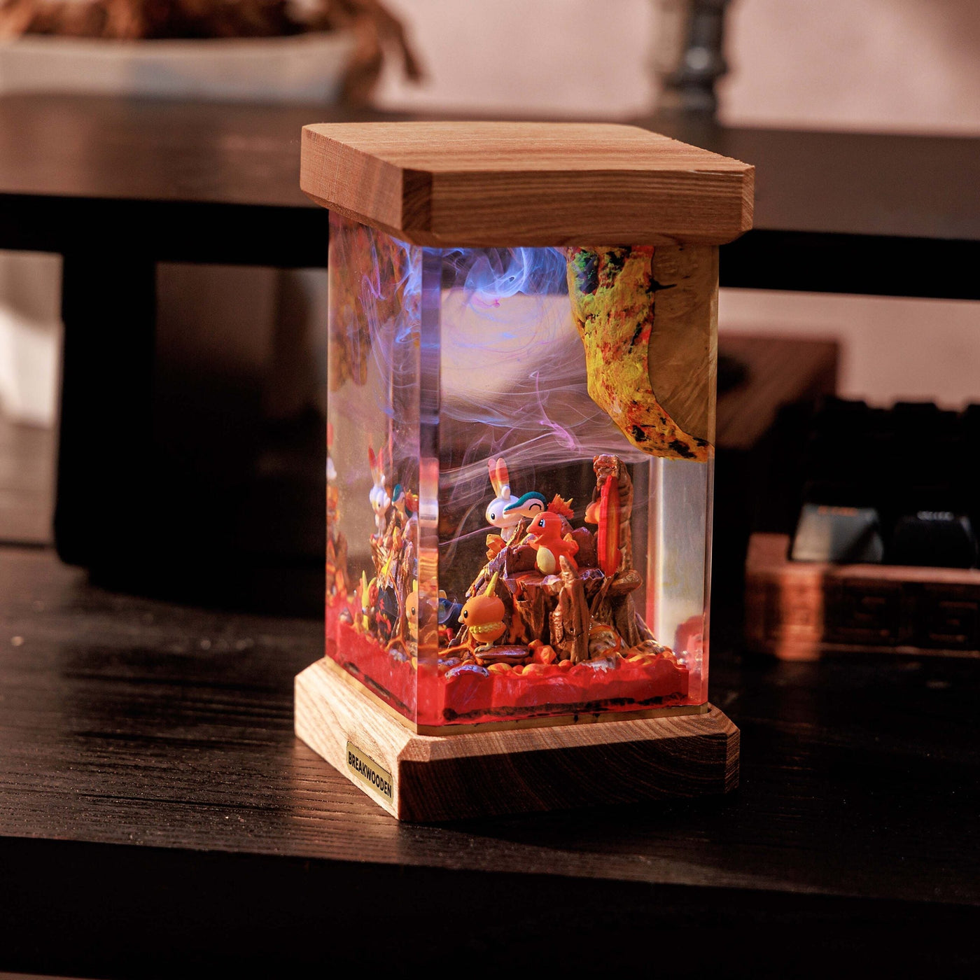 Cute Pokemon World Resin Lamp