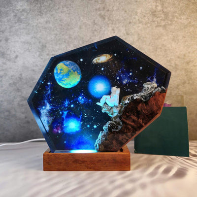Interstellar Resin Lamp