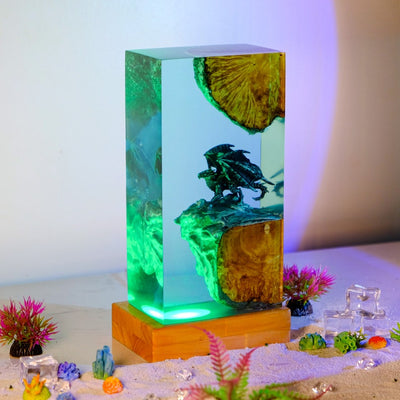 Dragon Resin Lamp