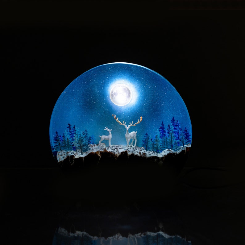 MAGIC LANDSCAPE Epoxy Lamp