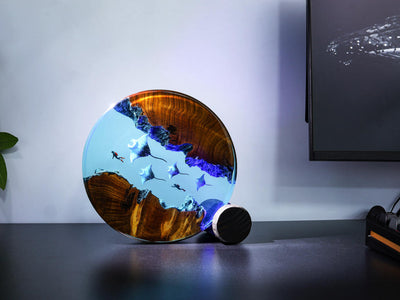 Mariana Trench Adventure Epoxy Lamp