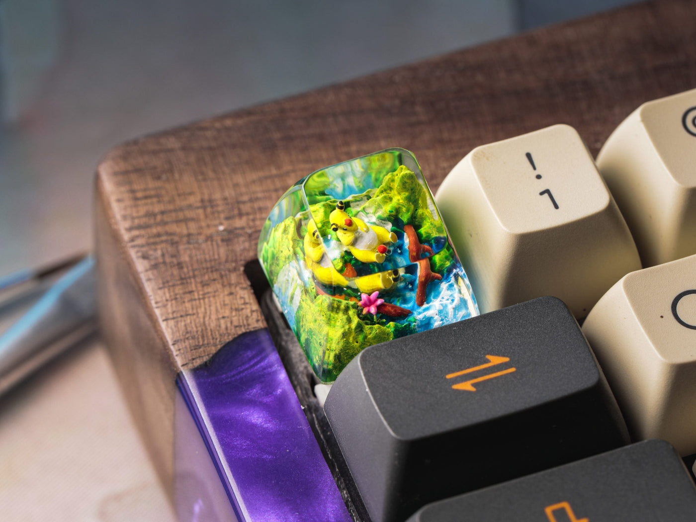 AMPHAROS POKEMON – ARTISAN KEYCAPS