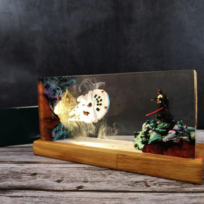 Darth Vader Space Ship Resin Lamp