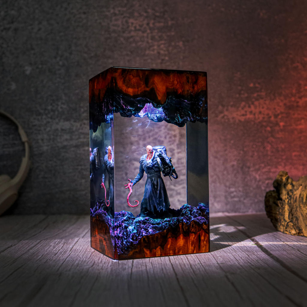 Nemesis from Resident Evil Resin Lamp