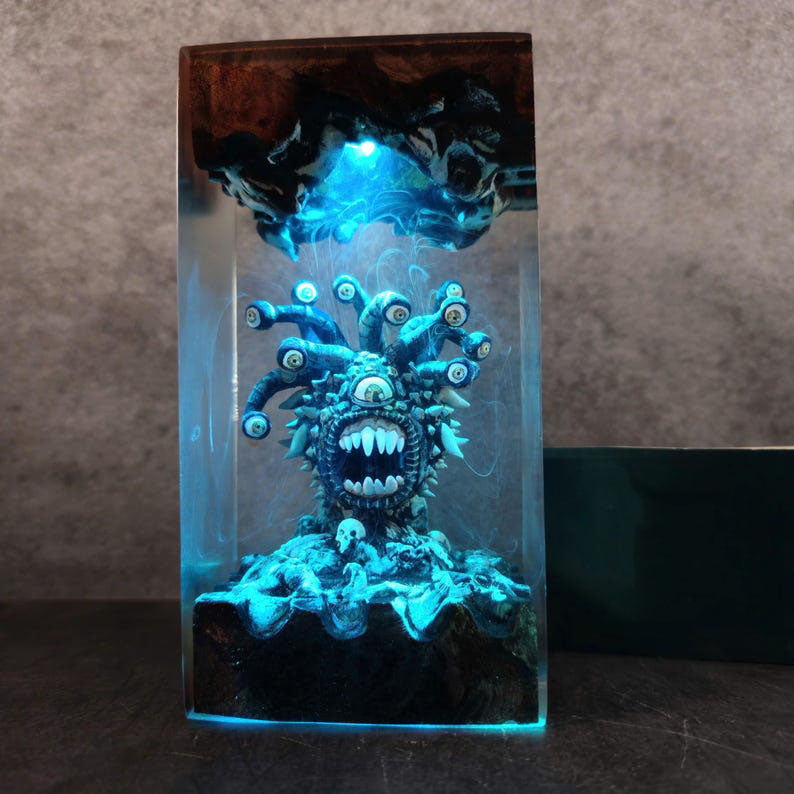 Diorama Behold DND Resin Lamp