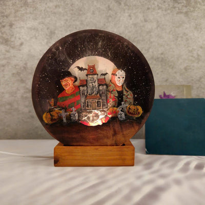 Jason Voorhees & Freddy Krueger Halloween Lamp