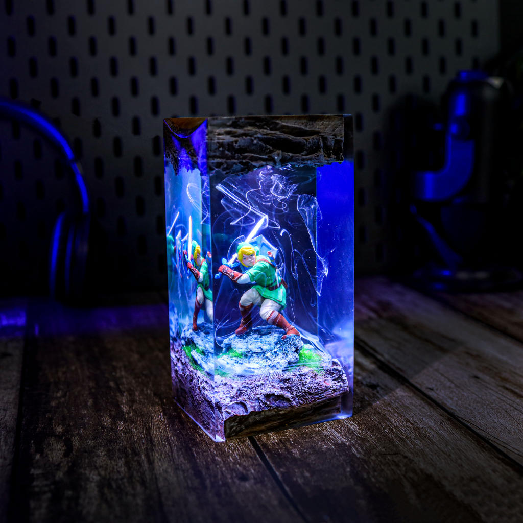 The Legend of Zelda Link Epoxy Lamp