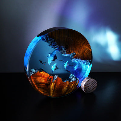 Mariana Trench Adventure Epoxy Lamp