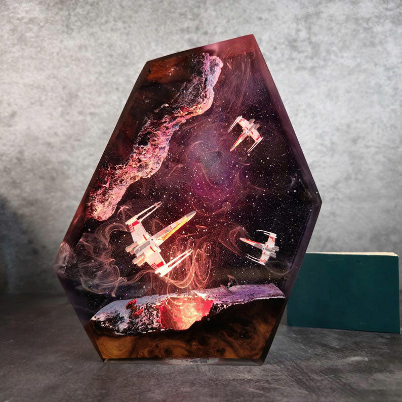 X-Wing Star War Resin Lamp