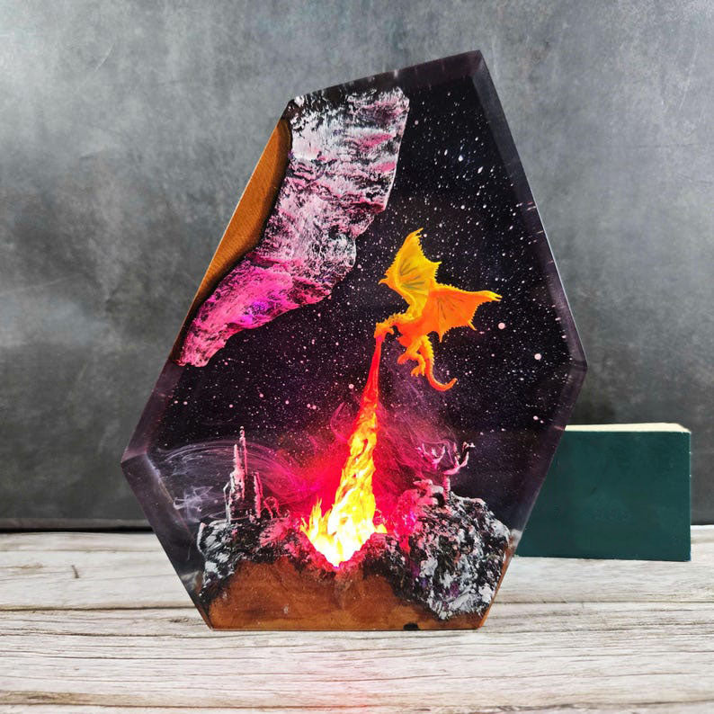 Fire Dragon Breath Night Light 2