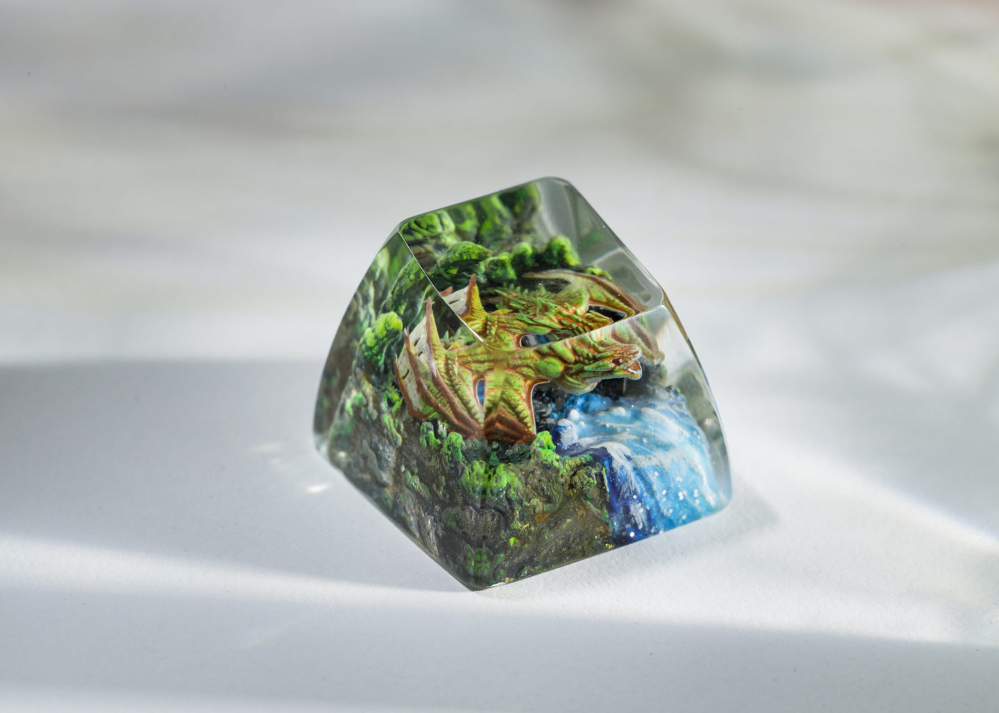 YELLOW GREEN DRAGON – ARTISAN KEYCAPS