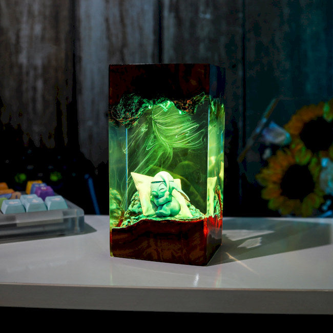 Sleeping Stitch Epoxy Night Lamp