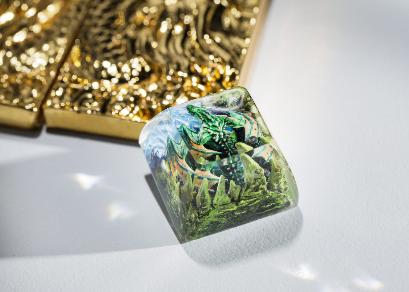 GREEN DRAGON ARTISAN KEYCAPS