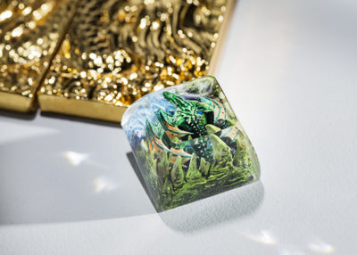 GREEN DRAGON ARTISAN KEYCAPS