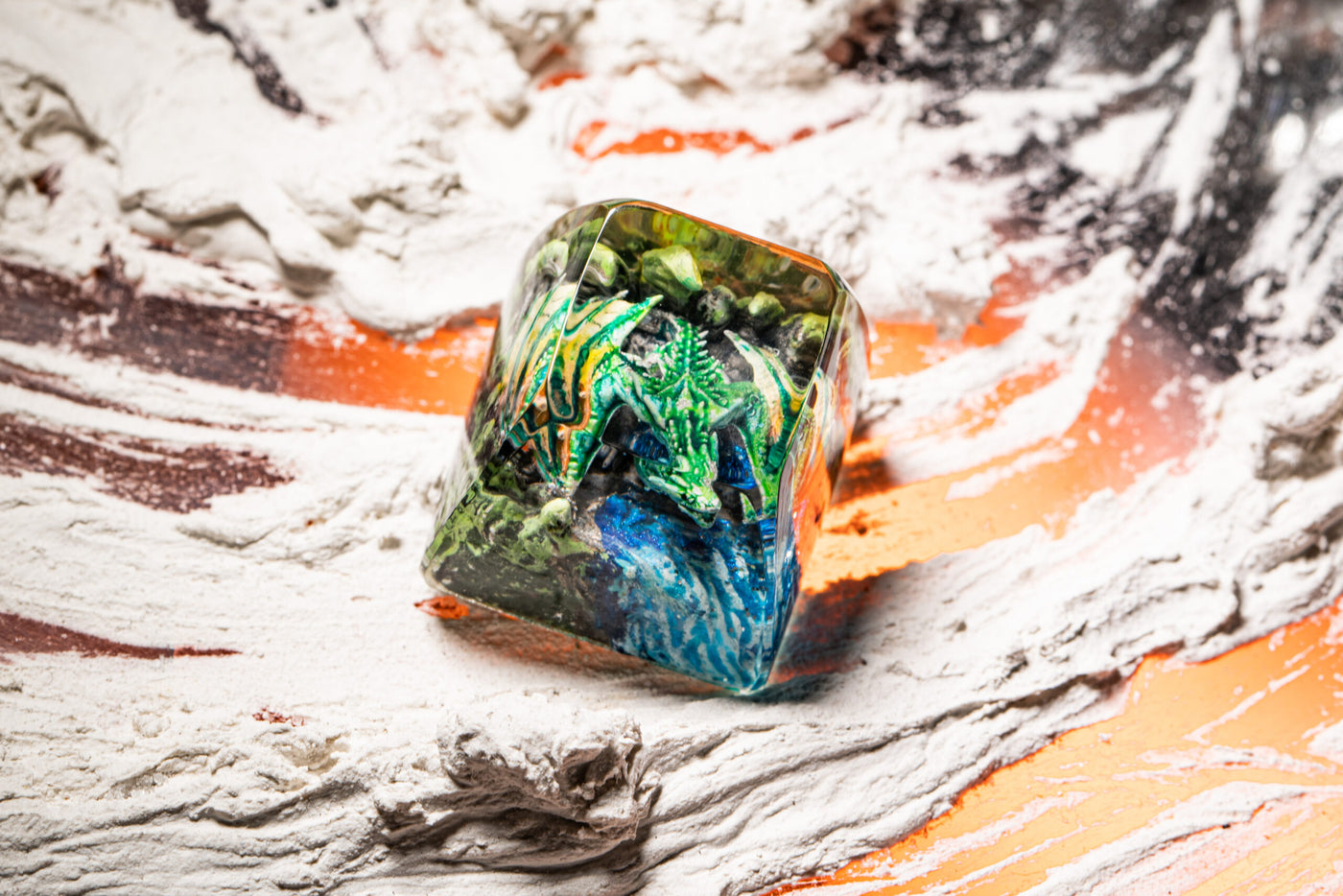 Fire Dragon Custom Keycaps