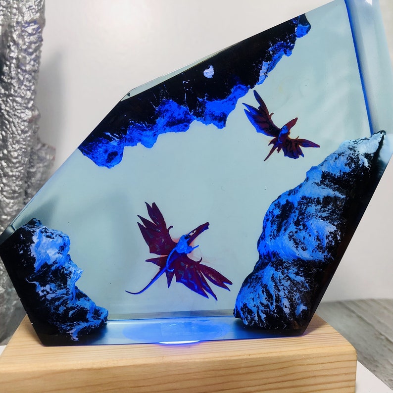 Dragon Avatar 2 Resin Lamp