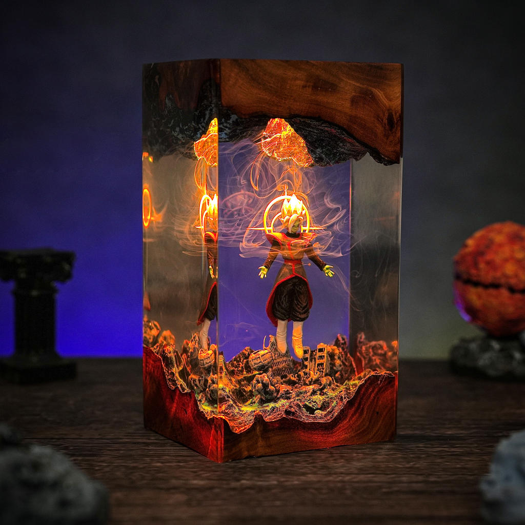 Fused Zamasu Dragon Ball Epoxy Night Lamp